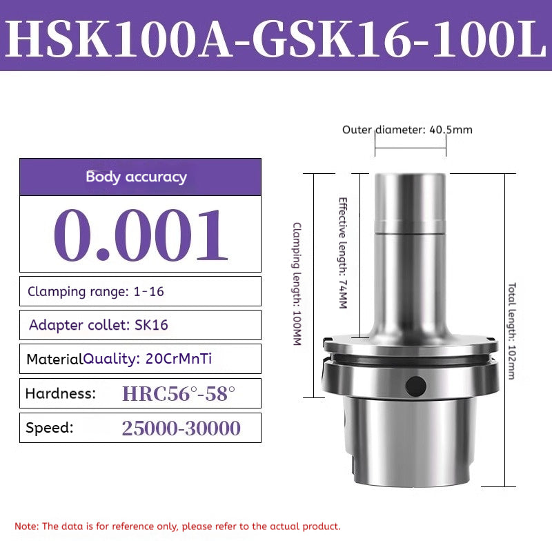 10017 HSK63A GSK06/10/13/16/20 high-precision SK high-speed tool holder milling cutter holder Shandong Denso Pricision Tools Co.,Ltd.